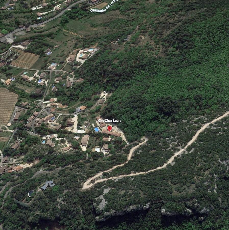 萨拉瓦斯Chez Laura Pres Du Pont D'Arc别墅 外观 照片